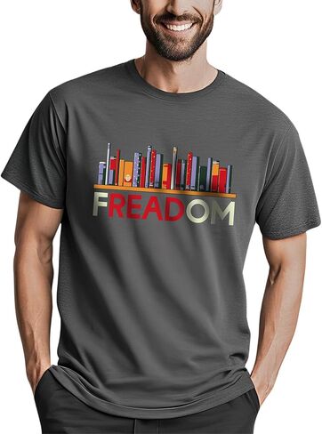 Anti Ban Books Freedom Shirt Soft Cotton Read Banned Books Tshirt for Men and Women in Saudi Arabia