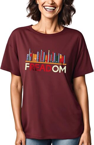 Anti Ban Books Freedom Shirt Soft Cotton Read Banned Books Tshirt for Men and Women in Saudi Arabia
