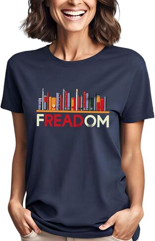 Anti Ban Books Freedom Shirt Soft Cotton Read Banned Books Tshirt for Men and Women in Saudi Arabia