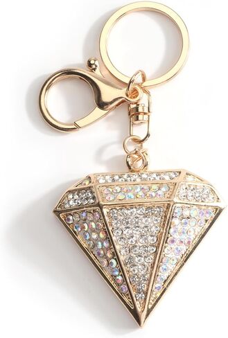 Diamond Keychain for Women Diamond Keycharms for Women Bling Rhinestone Accessory for Keys Phone Bag Charm in Saudi Arabia