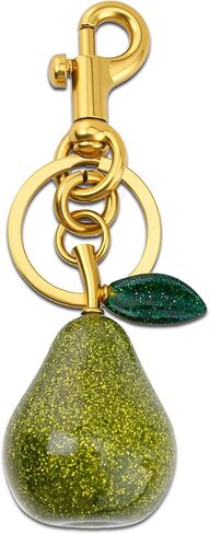 igvean حقيبة الكمثرى سحر سلاسل المفاتيح الخضراء الكمثرى الملحقات هدايا للنساء عيد ميلاد عيد الميلاد هدايا عيد الحب لها لطيف الفاكهة كيرينغ الحاضر in Kuwait