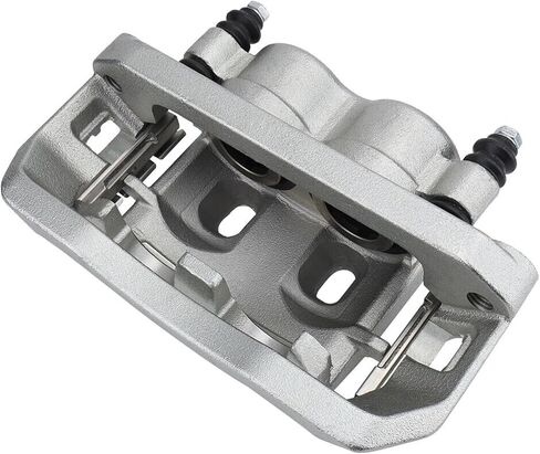 Detroit Axle - Front Left Brake Caliper for F-450 F-550 Super Duty LCF International CF500 CF600 TerraStar, Driver Side Disc Brake Caliper with Bracket Replacement in Saudi Arabia