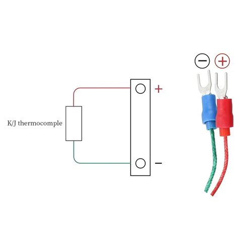 Premium Temperature Sensor 4 * 30mm in-line Type Thermocouple K/J/PT100 Type 0-800℃ for PID Temperature Controller Wire 1M 2M 3 metres(J Type 1M) in Kuwait