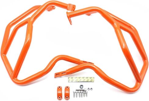 شريط الطريق السريع البرتقالي السفلي لـ KTM 1290 Super Adventure S/R 2021-2023 واقي المحرك برتقالي in Kuwait