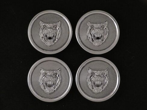 59mm Grey Background Wheel Hub Cap Emblems Fits XJ6 XJR XK8 XKR XJ8 S-Type X-Type XF XJ & XJS MNA6249GA in Saudi Arabia