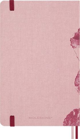 Moleskine Limited Edition Sakura 2026 Blossom Notebook، غطاء صلب، كبير (5 بوصة × 8.25 بوصة) عادي/فارغ، وردي مع لمسات ذهبية، 176 صفحة in Saudi Arabia