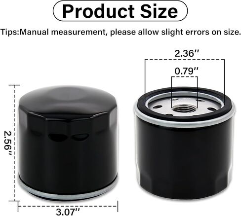 49065-0721 Oil Filter for Kawasaki FR730V FX730V FR691V FS691V FR600V FX691V FS651V FR651V FX600V Engines Replace 49065-7007, Oil Change Kit 492932 492932S AM125424 GY20577 Kohler 2505001 (2PCS) in Kuwait