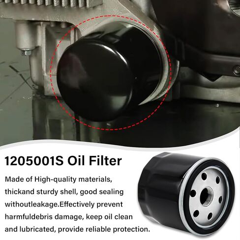 49065-0721 Oil Filter for Kawasaki FR730V FX730V FR691V FS691V FR600V FX691V FS651V FR651V FX600V Engines Replace 49065-7007, Oil Change Kit 492932 492932S AM125424 GY20577 Kohler 2505001 (2PCS) in Kuwait