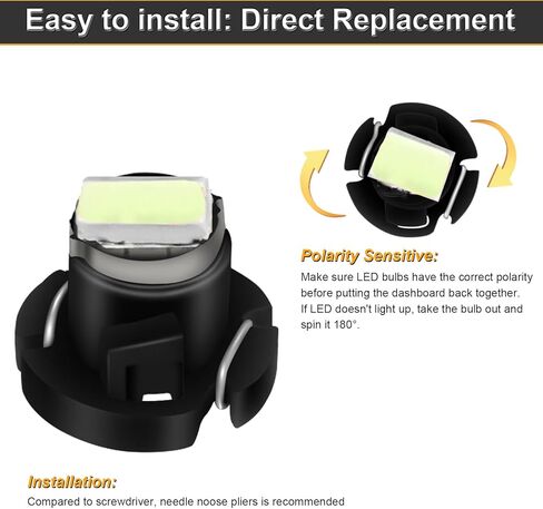 مجموعة مصابيح LED للتحكم في سخان المناخ AC متوافقة مع تاكوما 2005-2011 (أزرق ثلجي)، عبوة من 3 قطع in Kuwait