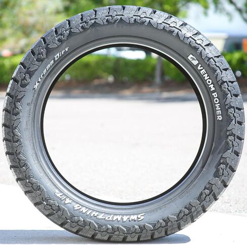 Venom Power Swampthing A/T Xtreme Dirt All-Terrain Off-Road Light Truck Radial Tire-LT285/65R20 285/65/20 285/65-20 127/124Q Load Range E LRE 10-Ply RWL Raised White Letters in Saudi Arabia