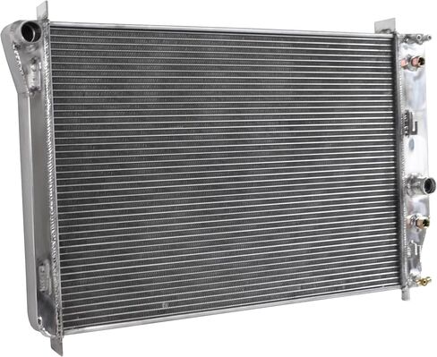 3 Row Radiator Fits 1997-2004 Chevrolet Corvette Base Coupe 2-Door 5.7L 350Cu. V8 C5 Z06 Polished Aluminum 24.75"×18" in Saudi Arabia