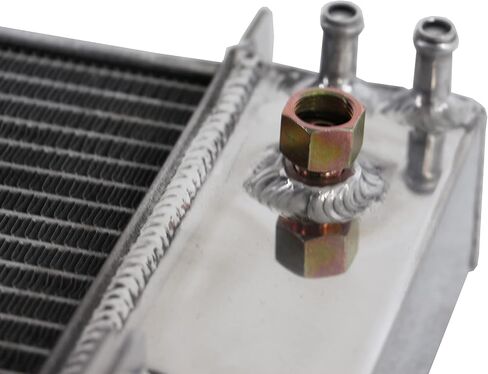 3 Row Radiator Fits 1997-2004 Chevrolet Corvette Base Coupe 2-Door 5.7L 350Cu. V8 C5 Z06 Polished Aluminum 24.75"×18" in Saudi Arabia