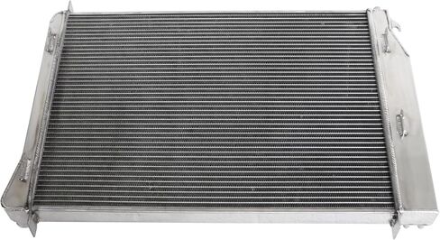 3 Row Radiator Fits 1997-2004 Chevrolet Corvette Base Coupe 2-Door 5.7L 350Cu. V8 C5 Z06 Polished Aluminum 24.75"×18" in Saudi Arabia