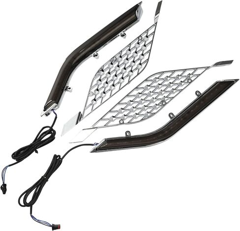 TCMT LED Radiator Grill Panels Decorative Light Fit For Honda Gold Wing GL1800 Gold Wing DCT Gold Wing Tour DCT Airbag 18-UP in Saudi Arabia
