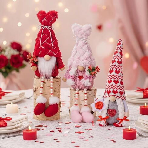Sumind 3 Pieces Christmas Sitting Santa Claus Snowman Reindeer Christmas Ornament Long Legs Table Fireplace Decor Home Decoration Christmas Figurines Plush in Saudi Arabia