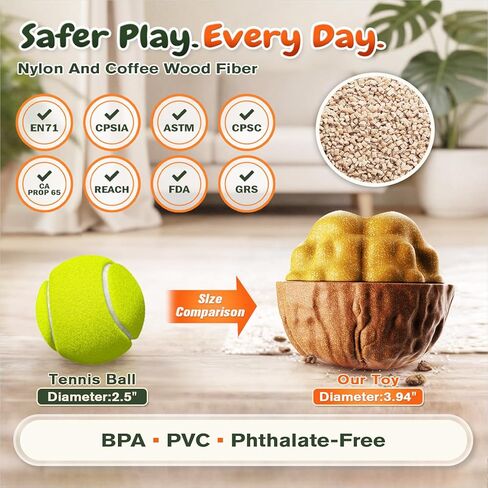 لعبة KADTC 3 في 1 المتينة للكلاب، الولايات المتحدة الأمريكية. العلامة التجارية والتصميم، كرة علاجية طويلة الأمد وقابلة للتعبئة ذات سعة كبيرة، كوب لعق التجميد واللعب وموزع طعام، لعبة مضغ غير قابلة للتدمير للكلاب للقضاء على الملل in Kuwait