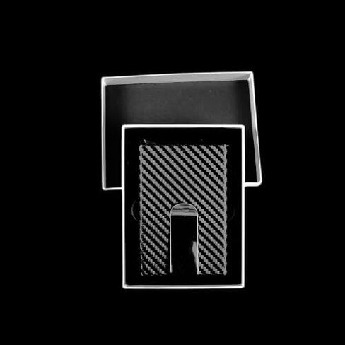 Slim Carbon Printed Wallet For Men, Holds 8 Cards Plus Cash Mens Wallet Aluminum Rfid Blocking Sleeves Minimalist Design Gift For Men Men's Wallets Money Clip Card Holder in Saudi Arabia