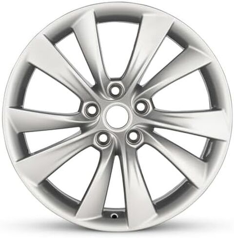 19x8 inch OEM Direct Replacement Aluminum Wheel for Tesla Model S 2012–2017 5-120mm Silver 19 in Rim 102418300A in Saudi Arabia