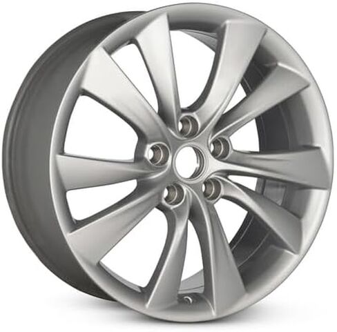19x8 inch OEM Direct Replacement Aluminum Wheel for Tesla Model S 2012–2017 5-120mm Silver 19 in Rim 102418300A in Saudi Arabia
