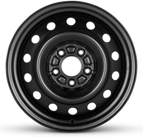 16x6.5 inch Wheel OEM Direct Replacement Steel Rim - Recond for Jeep Compass 2017–2022 5-110mm Black 16 in 5105078AB in Saudi Arabia