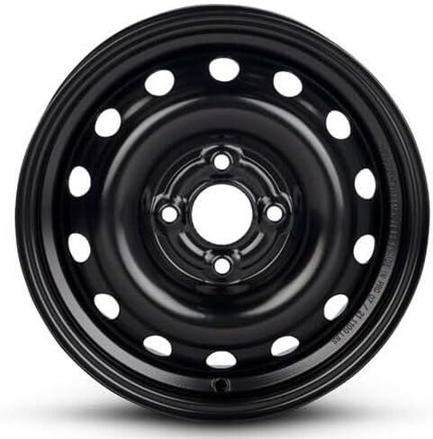 New 14x5.5 inch OEM Direct Replacement Steel Wheel for Chevrolet Aveo 2005–2011 4-100mm Black 14 in Rim 95947416 in Saudi Arabia