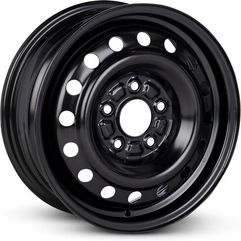 عجلة فولاذية بديلة جديدة مقاس 15x5.5 بوصة OEM مباشرة لسيارة Hyundai Elantra 2007-2012 5-114.3 مللي متر حافة سوداء 15 بوصة 529102H050 in Saudi Arabia