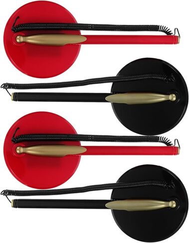 4pcs Signing Pen Set with Black and Red Ink Pens for Office Desk and Wedding Guest Book for Signing and Reception Use in Saudi Arabia
