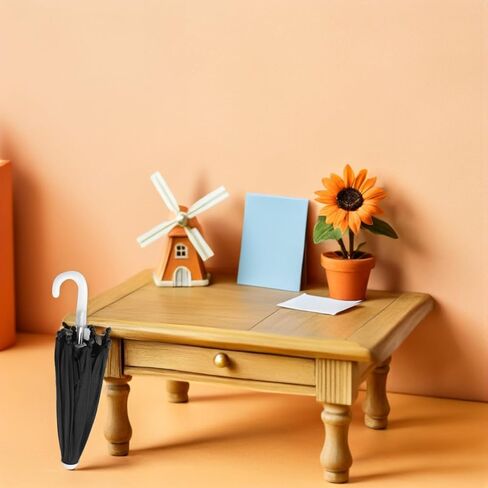Garneck Dollhouse Mini Rain Umbrella Miniature Decorative Umbrella for Dollhouse Miniature Items in Saudi Arabia