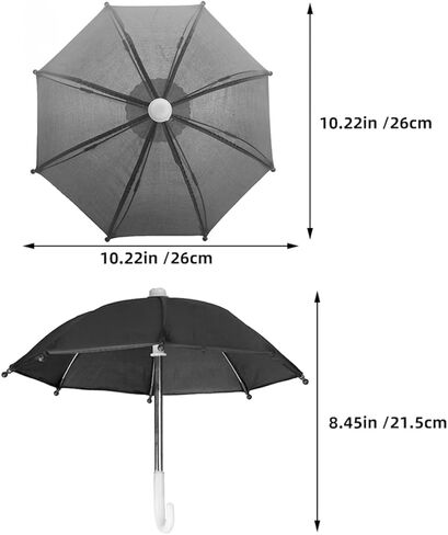 Garneck Dollhouse Mini Rain Umbrella Miniature Decorative Umbrella for Dollhouse Miniature Items in Saudi Arabia