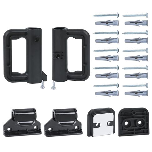 أجزاء بديلة لبوابة الأطفال عريضة للغاية قابلة للسحب، شبكة قابلة للسحب، بوابة للحيوانات الأليفة، مجموعة كاملة من أجهزة بوابة الأطفال للتركيب على الحائط، ملحقات بوابة قابلة للسحب، أجزاء بوابة أطفال داخلية وخارجية مع براغي، رمادي in Kuwait