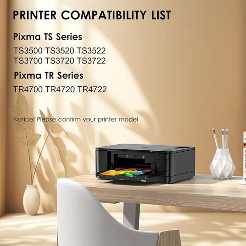 خراطيش حبر HOINKLO 275XL 276XL متوافقة مع Canon Ink 275 و276 PG275 CL276 275XL 276XL حزمة كومبو خرطوشة حبر مع طابعة TR4720 TS3522 TS3500 TR4700 TR4722 TS3720 (لون أسود، عبوتان) in Kuwait