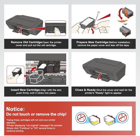 خرطوشة حبر سوداء 260XL متوافقة مع Canon PG-260 XL PG260 (عبوة من قطعتين) تعمل مع طابعات Canon TS6420 TS6400 TR7020a TS5320 TS6420a TS5300 TR7020 TR7022 عالية الإنتاجية PG260XL in Kuwait