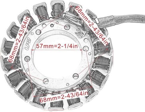Motorcycle Stator Coil 32101-26J00 Compatible With AN650Z 650 2013-2017 AN650 2013-2016 in Saudi Arabia