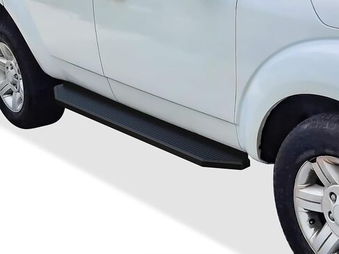 APS Black Running Boards Style Compatible with Dodge Durango 2004-2010 & Chrysler Aspen 2006-2009 (Side Steps Side Bars) 6in Wide in Saudi Arabia