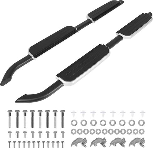 Heavy Duty Rail Boards, Running Boards Side Step Bars for 2020-2025 Land Rover Defender 110/130 4-Door L663, Durable Aluminum Alloy Car Side Steps with Anti-Slip Textured Surface in Kuwait