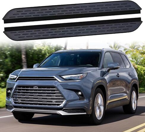 Running Board Side Step Pedal Nerf Bar Fits for Toyota Grand Highlander 2024 2025 2026 2027 Fixed Side Bar with Brackets in Saudi Arabia