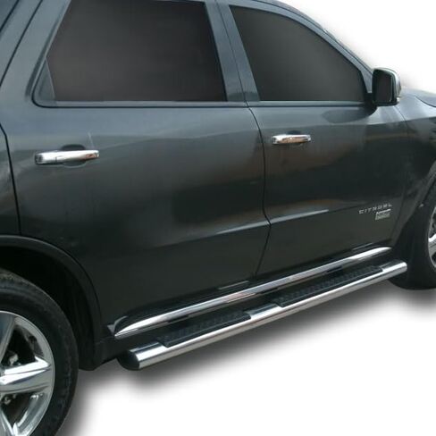 Black Horse OEM Replica Side Steps Stainless Steel Compatible with 2011-2025 Dodge Durango (Excl. GT and SRT models)-9B070203SSOV in Saudi Arabia