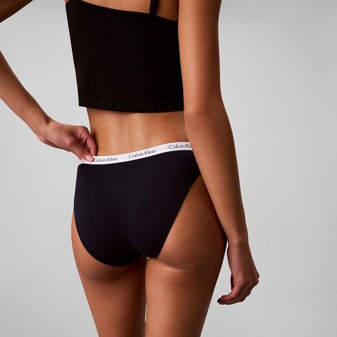 Calvin Klein Carousel Logo Cotton Stretch Bikini Panties, 3 Pack in Saudi Arabia