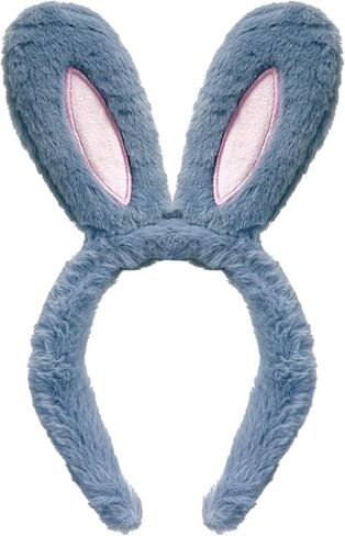 Bunny Ears Headband for Adults, Fluffy Rabbit Ear Costume Hairband for Easter, Halloween, Animal Cosplay Accessory in Saudi Arabia