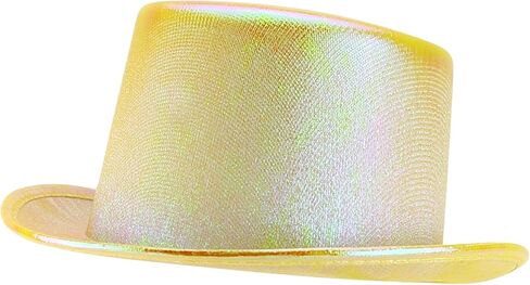 Trendy Apparel Shop Party Costume Metallic Glitter Top Hat in Saudi Arabia