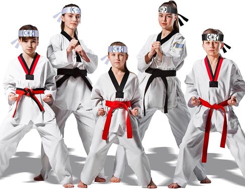 24 Pcs Warrior Headbands Bushido Theme Costume Supply Black and Blue Lotus Flower Hachimaki Karate Birthday Party Favors for Adults Karate Sports Sushi Cooking Kitchen Cosplay Accessories in Saudi Arabia