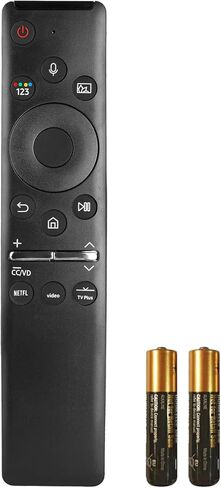 New 2 in 1 BN59-01330A RMCSPR1AP1 BN59-01329A Voiced Remote Control for Samsung QLED 8K UHD TV UN55TU850DFXZA UN55TU8200FXZA UN65TU8200 UN85TU8000FXZA Replacement Controller with Two Batteries in Kuwait