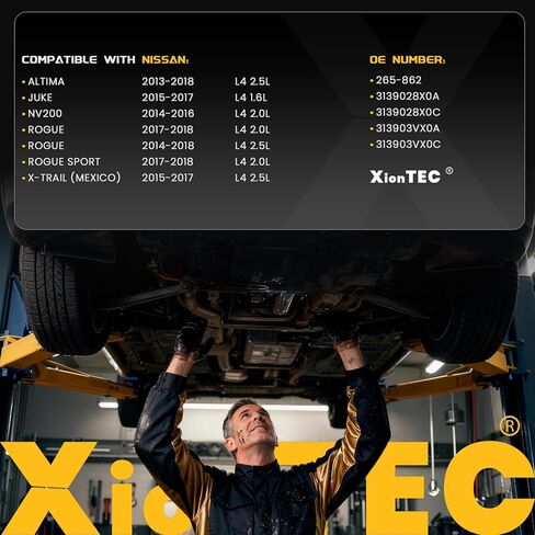 Transmission Oil Pan w/Drain Plug & Gasket Compatible with Nissan Altima 2013-2018, Juke/NV200 2014-2017, Rogue 2014-2018, Rogue Sport 2017-2018, X-Trail 2015-2017, L4 1.6/2.0/2.5L, 3139028X0A in Kuwait