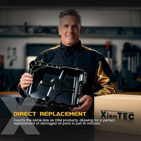 Transmission Oil Pan w/Drain Plug & Gasket Compatible with Nissan Altima 2013-2018, Juke/NV200 2014-2017, Rogue 2014-2018, Rogue Sport 2017-2018, X-Trail 2015-2017, L4 1.6/2.0/2.5L, 3139028X0A in Kuwait