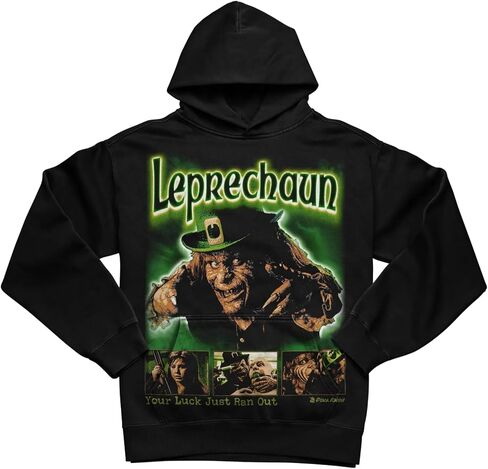 تي شيرت كلاسيكي من Black Rabbit Leprechaun Your Luck Just Ran Out 90s فيلم رعب ريترو للجنسين in Kuwait