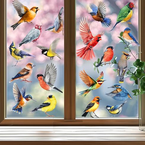 4 Sheets Coffee Dessert Window Clings 13 Pcs Watercolor Bakery Cafe Themed Static Window Stickers with Donuts Cakes Designs Removable PVC Decals for Kitchen Coffee Shop Restaurant Home Decor in Kuwait