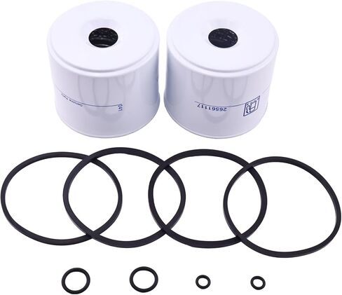 2X Fuel Filter FF167 P556245 P502420 33166 Compatible With Ford E7NN-9176-AA C7NN9176A General Motors 6371716 6436957 GMC 6371716 John Deere AT17387 in Saudi Arabia