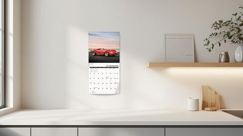 تقويم السيارات الفائقة لعام 2026 - (تقويم MINI مقاس 7 × 7) - تصوير مذهل - تقويم جداري لسيارة الأحلام الرياضية الفاخرة 2026 - in Kuwait