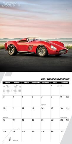 تقويم السيارات الفائقة لعام 2026 - (تقويم MINI مقاس 7 × 7) - تصوير مذهل - تقويم جداري لسيارة الأحلام الرياضية الفاخرة 2026 - in Kuwait