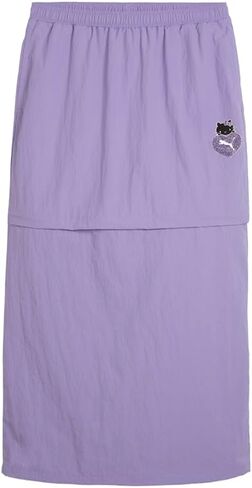 PUMA Womens Hello Kitty Woven Maxi Skirt Casual Casual - Purple in Saudi Arabia